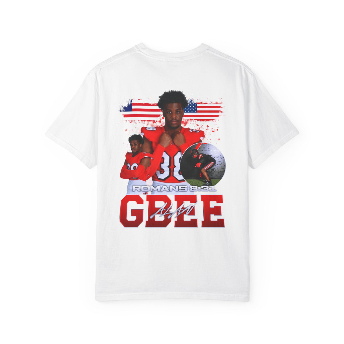 Alan Gbee Logo Front & Back Premium Tee