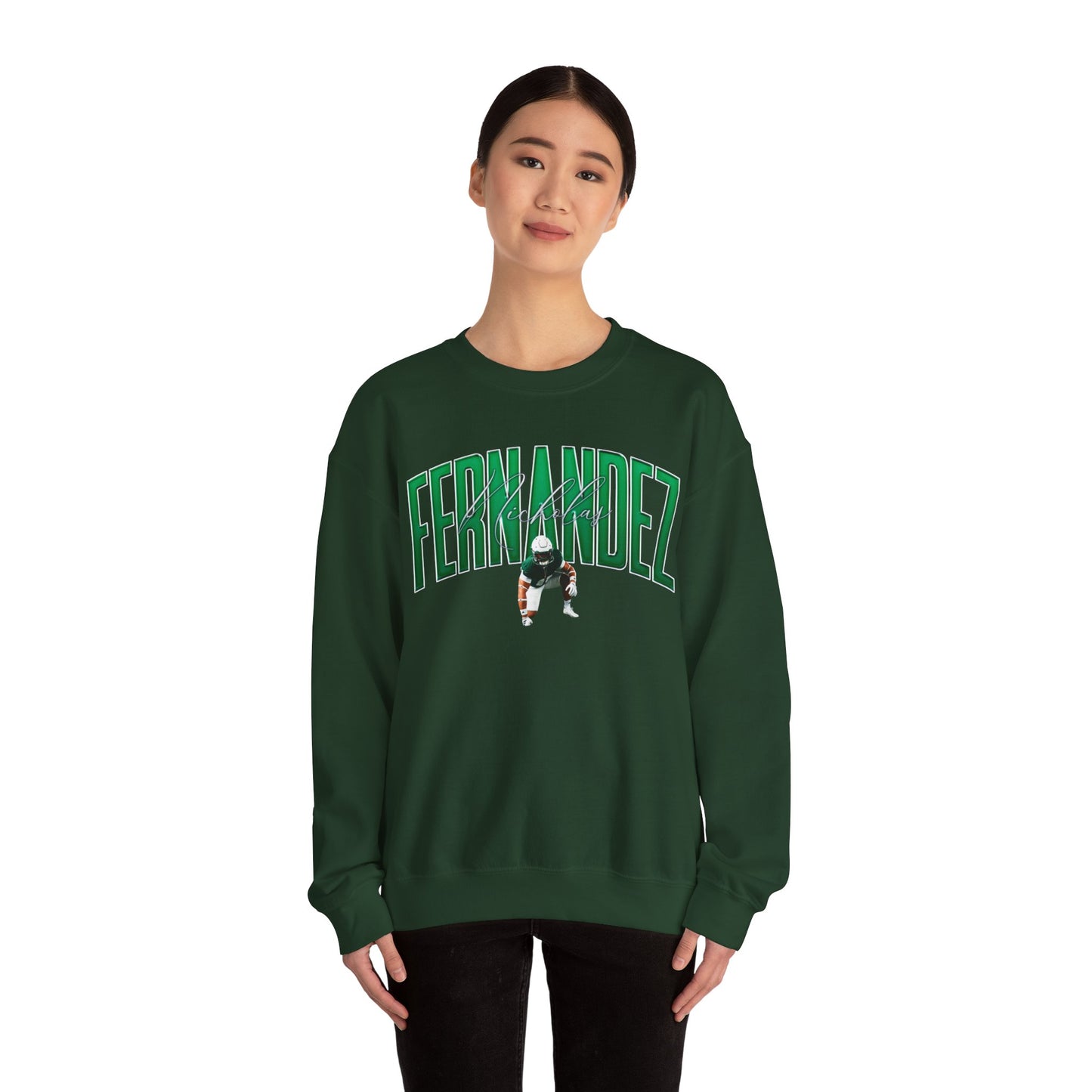 Nicholas Fernandez Big Last Name Crewneck Sweatshirt