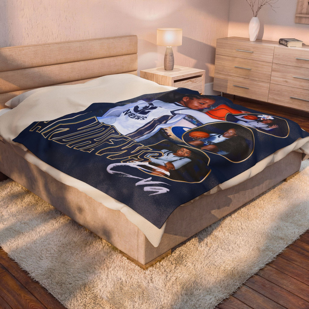 Eva Andrews 60"-80" Plush Blanket