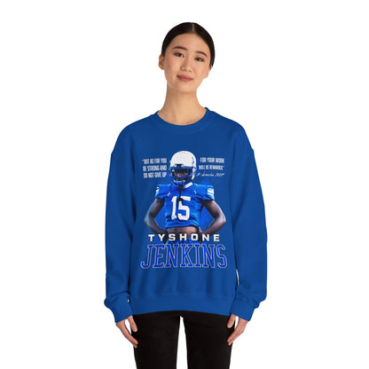 Tyshone Jenkins Featured Quote Crewneck Sweatshirt