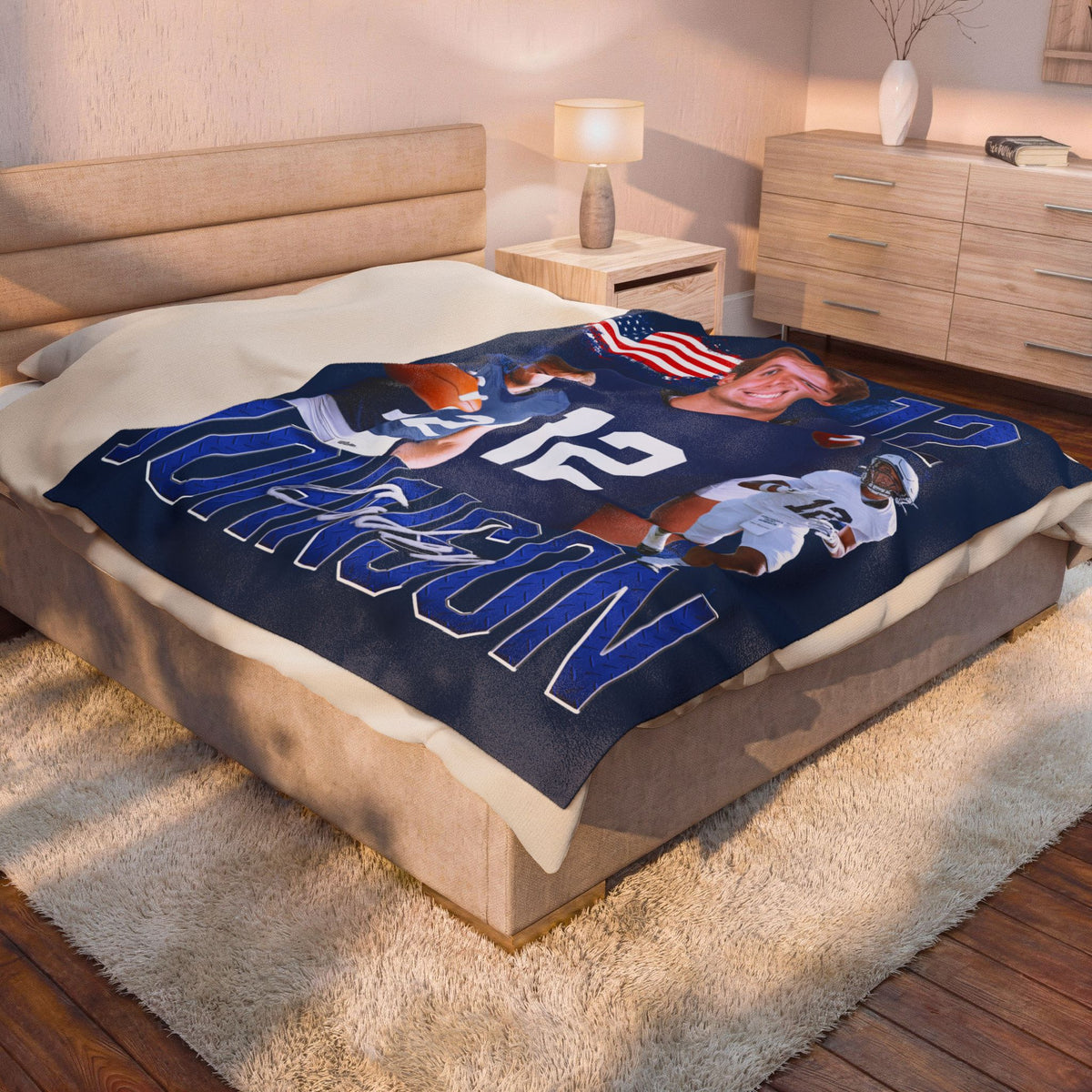 Caden Johnson 60"-80" Plush Blanket