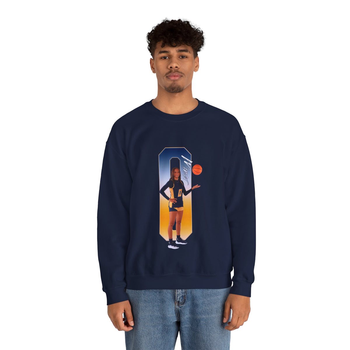 Leyla Minor Player Icon Number Crewneck Sweatshirt