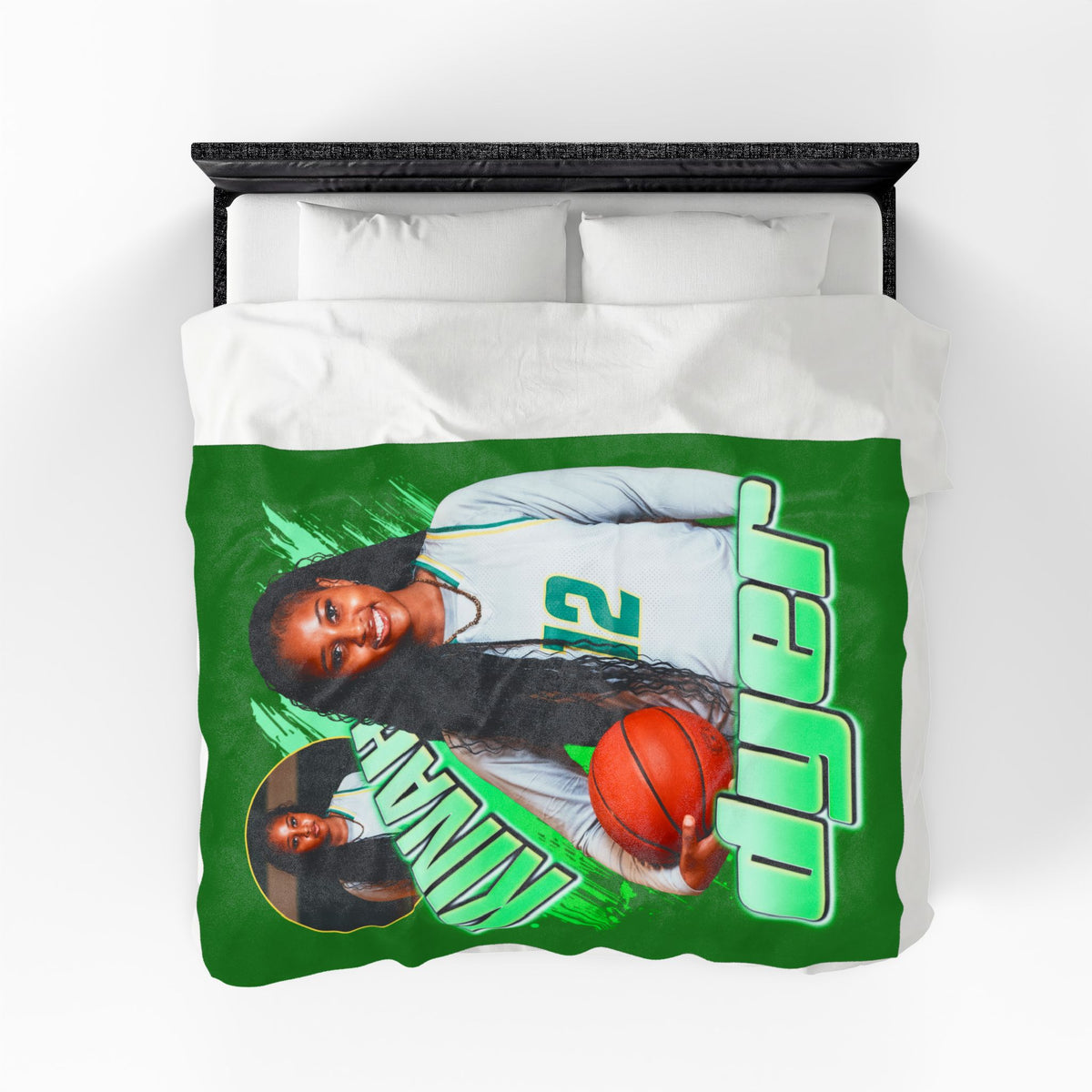 Kinah Dyer 60"-80" Plush Blanket