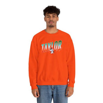 Kj Taylor Cursive Combo Crewneck Sweatshirt