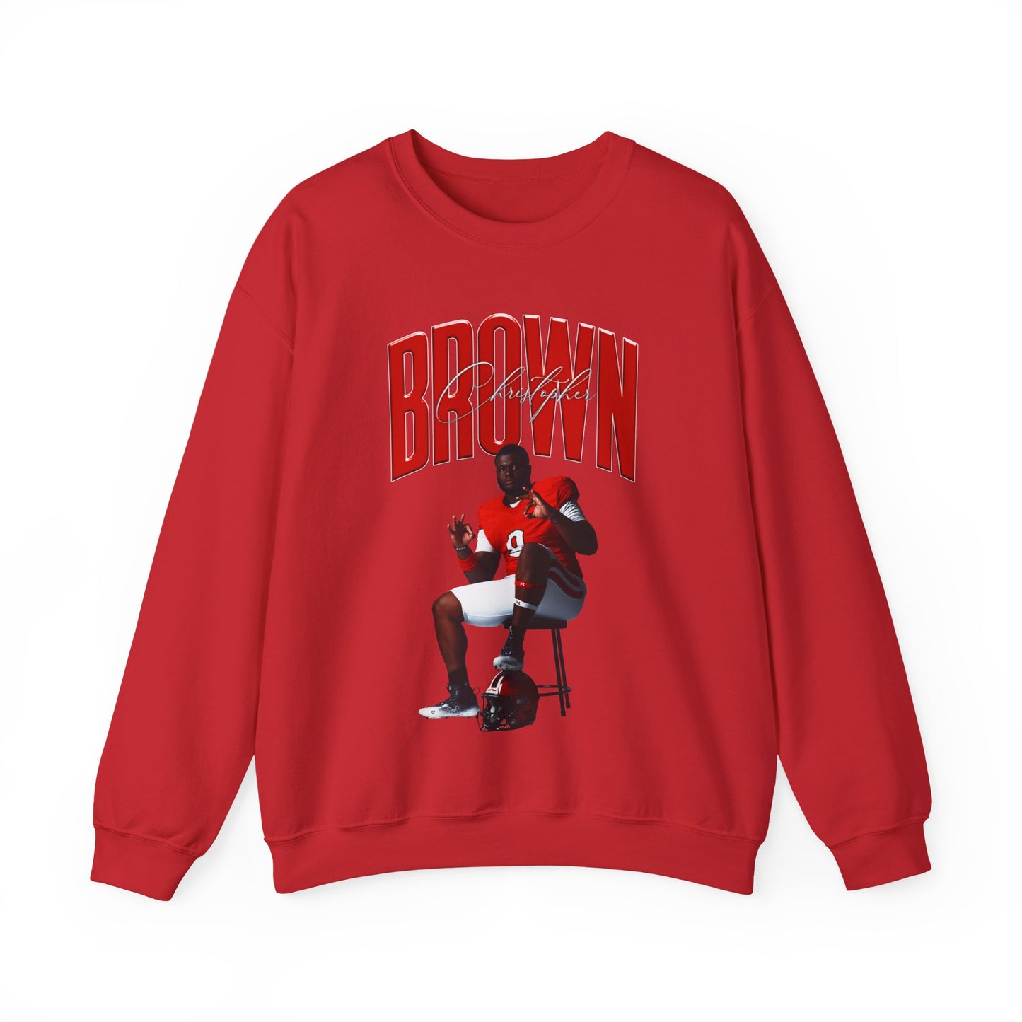 Christopher Brown Athlete Glory Crewneck Sweatshirt