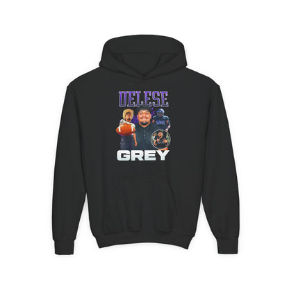 Uelese Grey Kids Hoodie