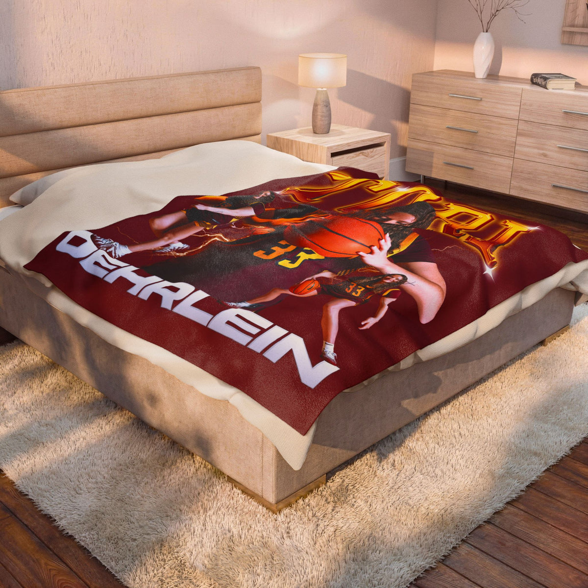 Tori Oehrlein 60"-80" Plush Blanket