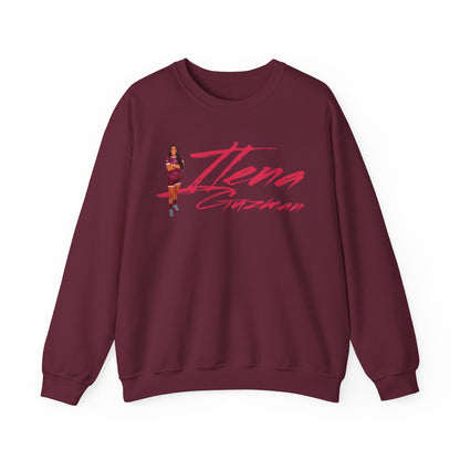 Nena Guzman Cursive Crewneck Sweatshirt