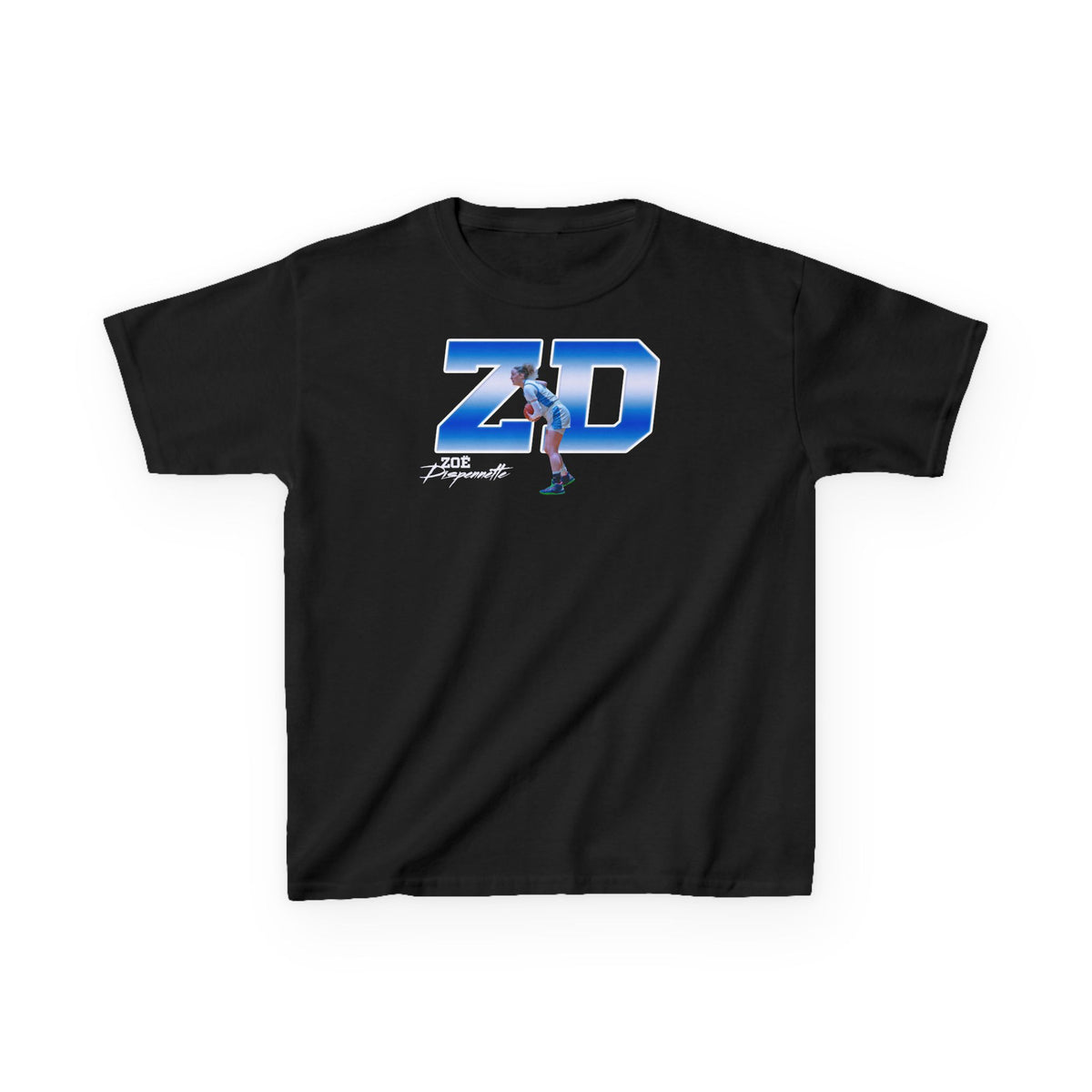 Zoë Dispennette Big Initials Kids Tee
