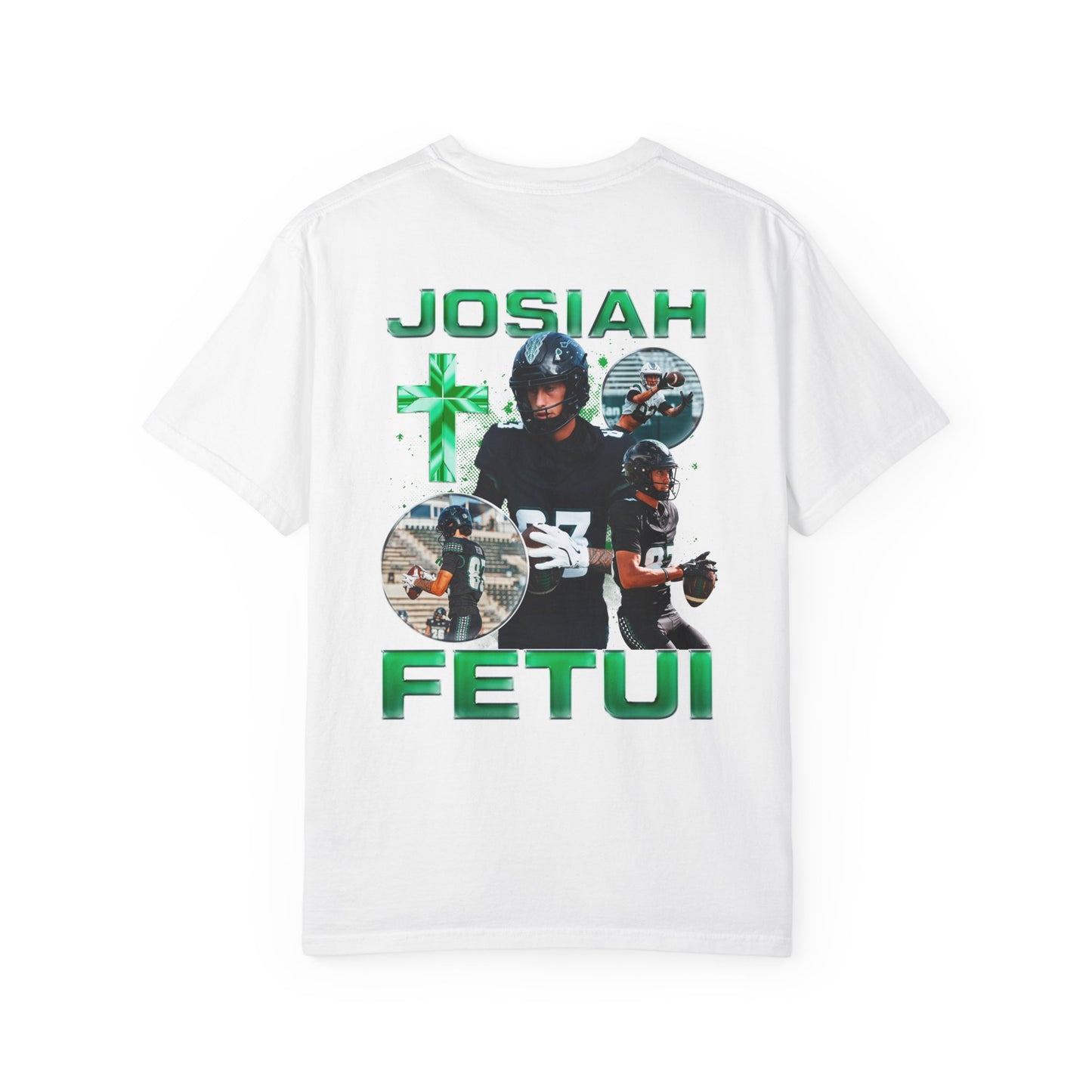 Josiah Fetui Logo Front & Back Premium Tee