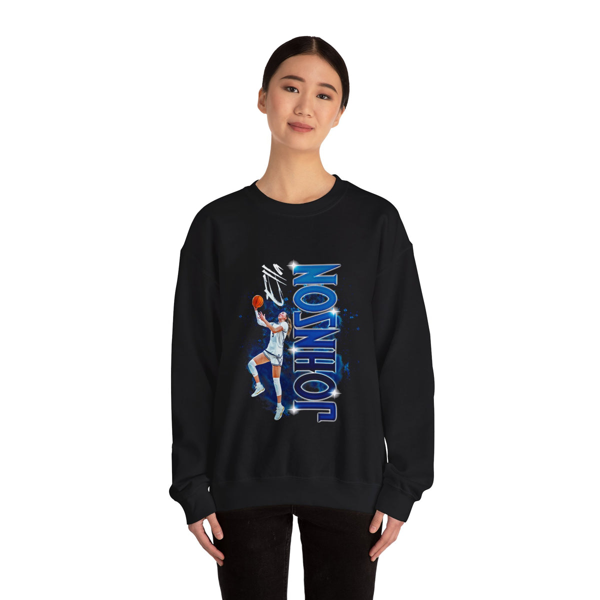 Ella Johnson Vertical Name Crewneck Sweatshirt