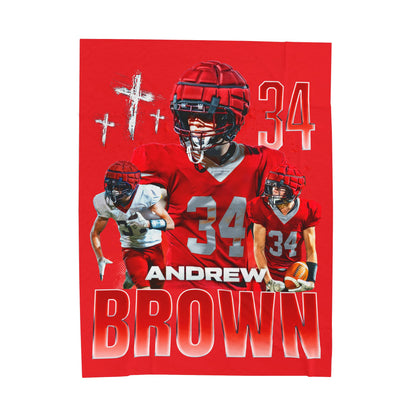 Andrew Brown 60"-80" Plush Blanket