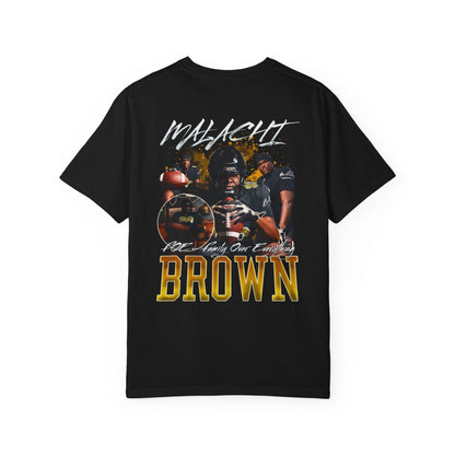 Malachi Brown Logo Front & Back Premium Tee