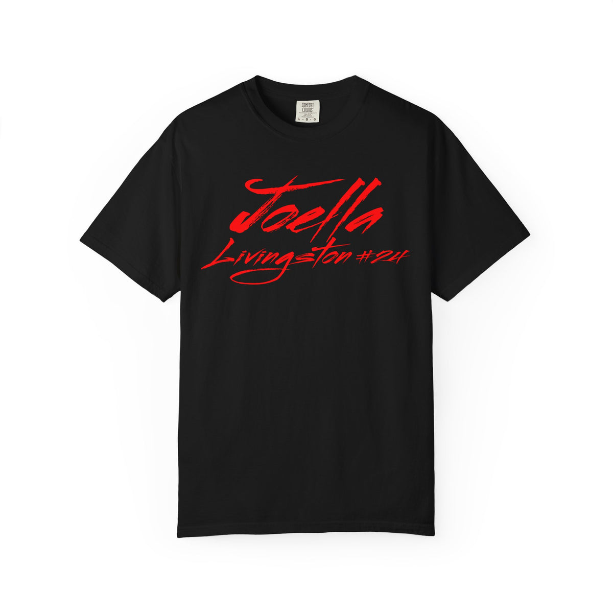 Joella Livingston Cursive Name & Number Premium Tee