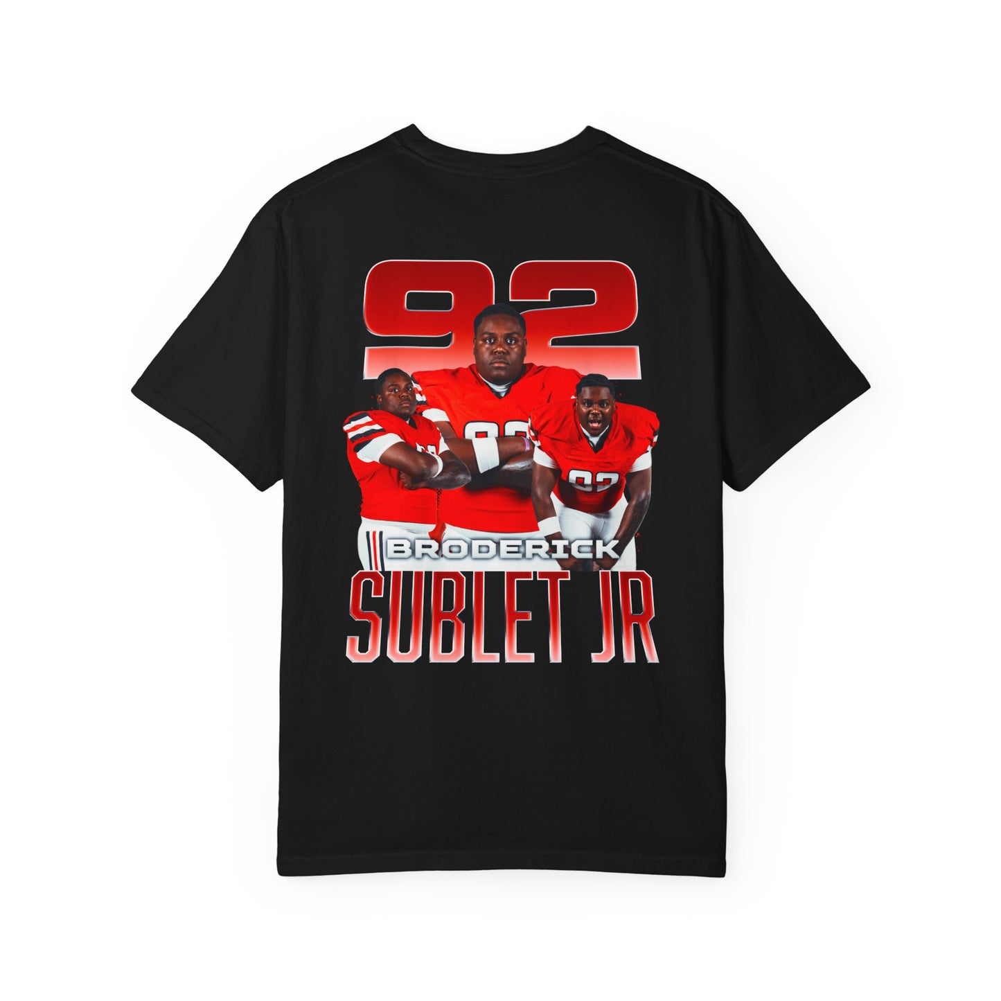 Broderick Sublet Jr. Logo Front & Back Premium Tee