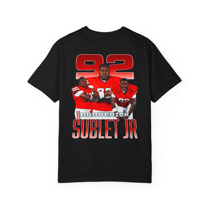 Broderick Sublet Jr. Logo Front & Back Premium Tee
