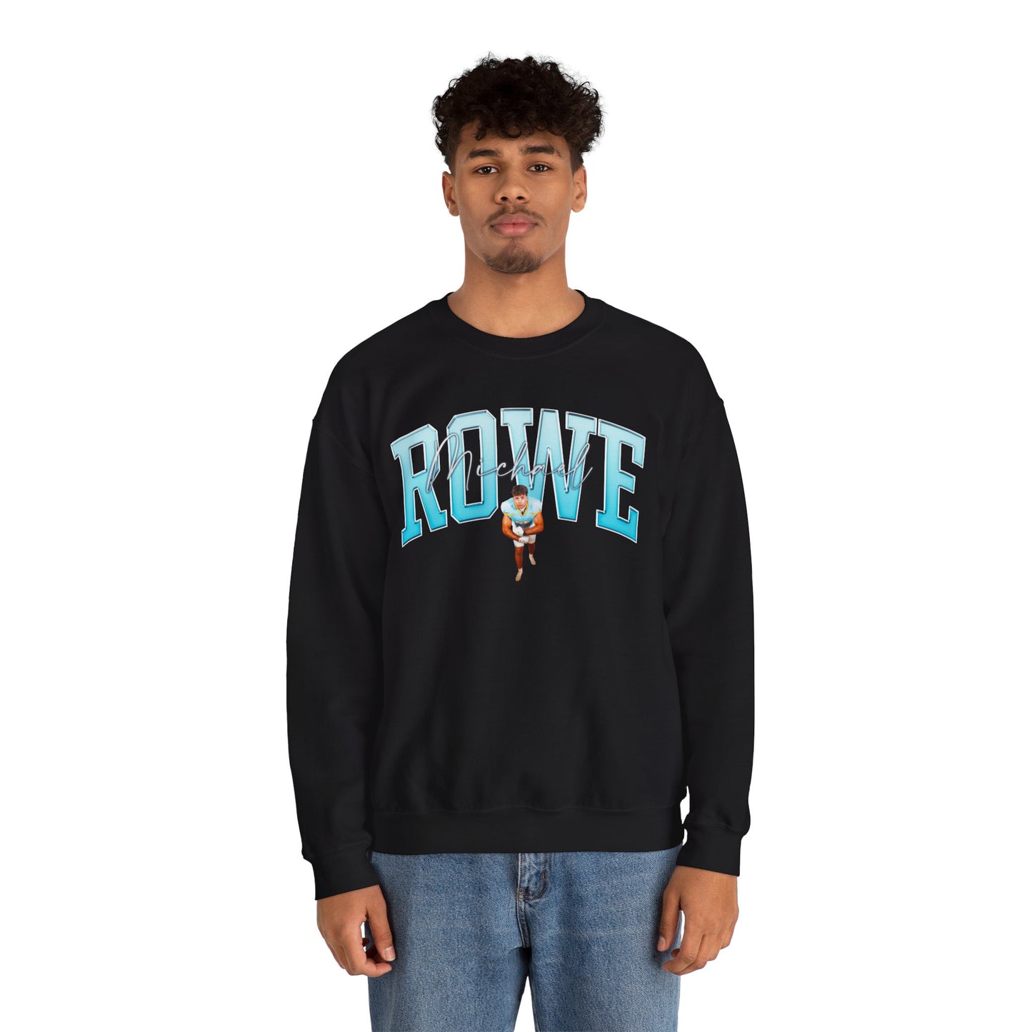 Michael Rowe Curved Combo Colored Crewneck Sweatshirt
