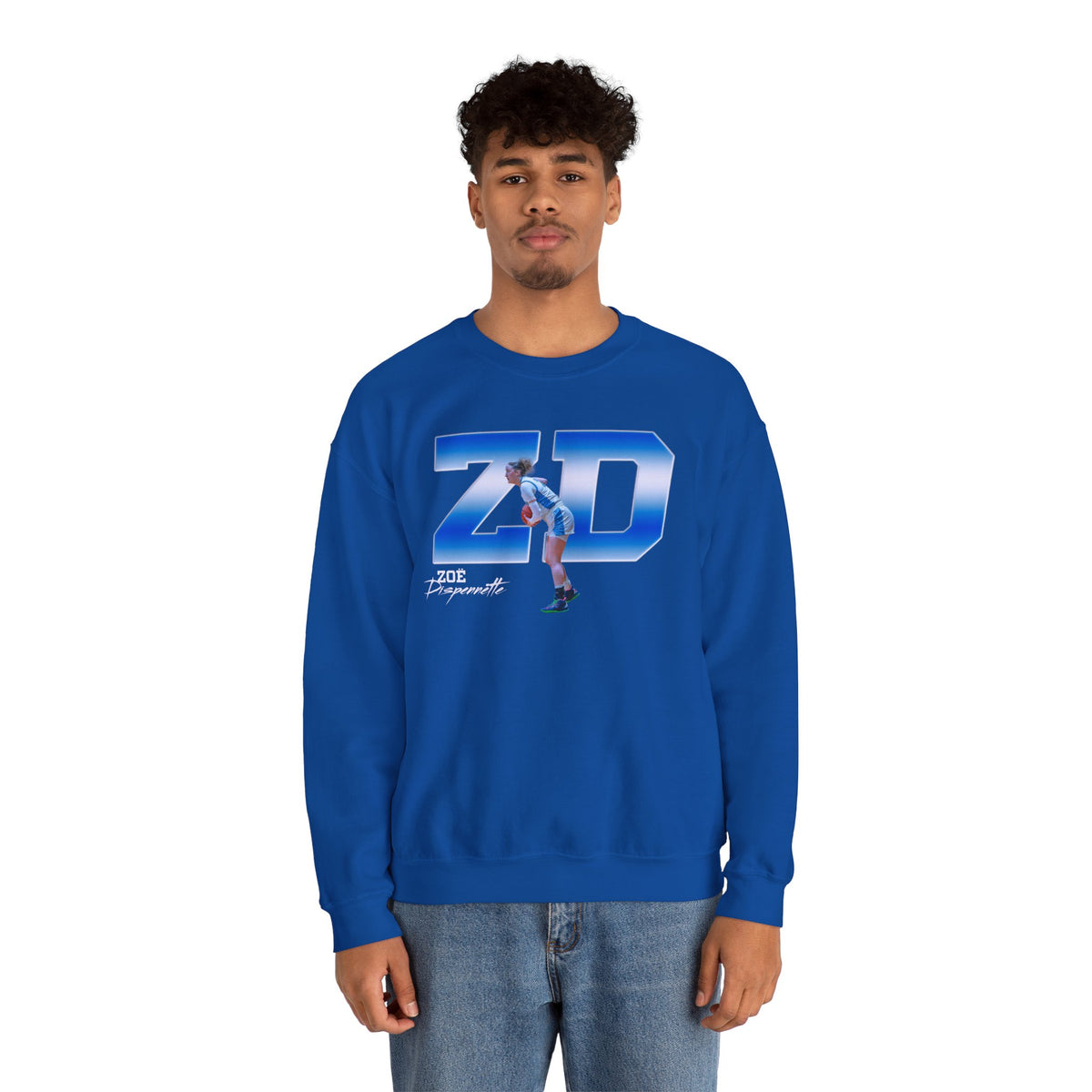 Zoë Dispennette Big Initials Crewneck Sweatshirt