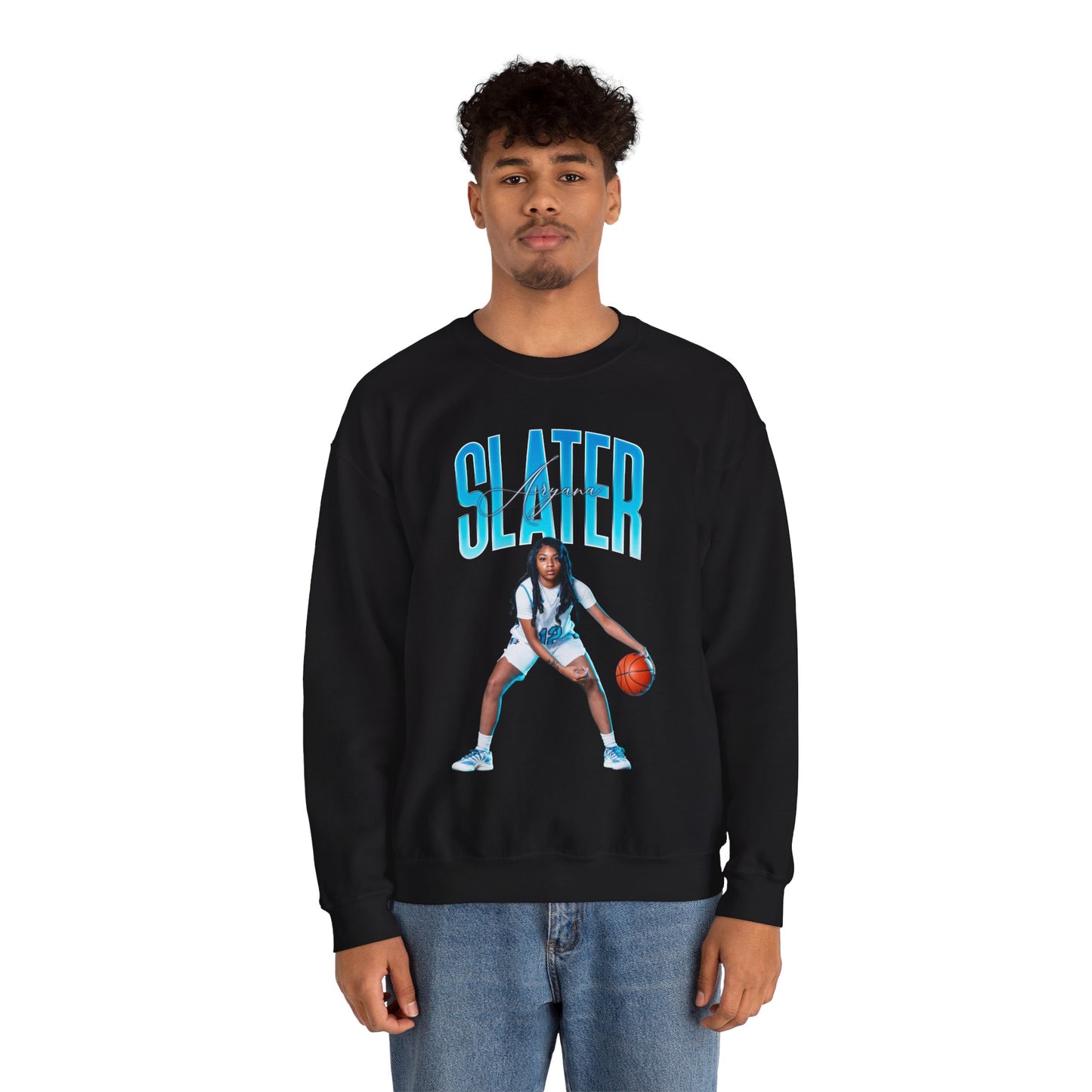Aryana Slater Big Last Name Crewneck Sweatshirt