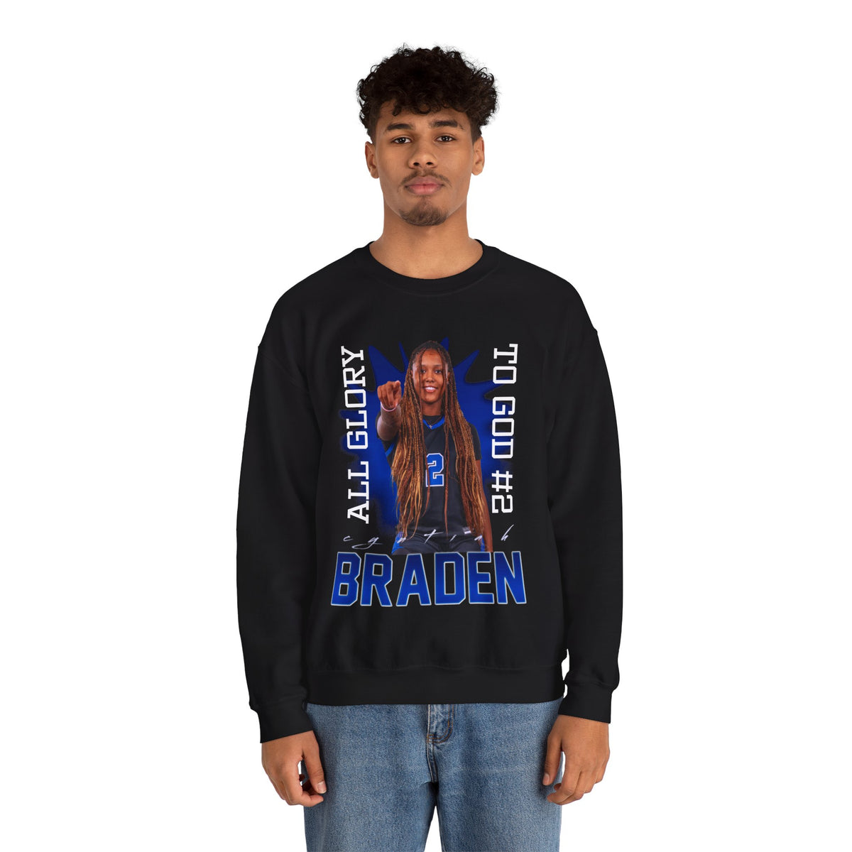 Cyntiah Braden Featured Quote Crewneck Sweatshirt