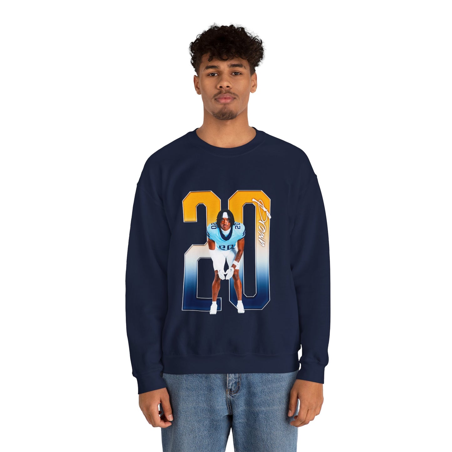 Dante Brown Player Icon Number Crewneck Sweatshirt