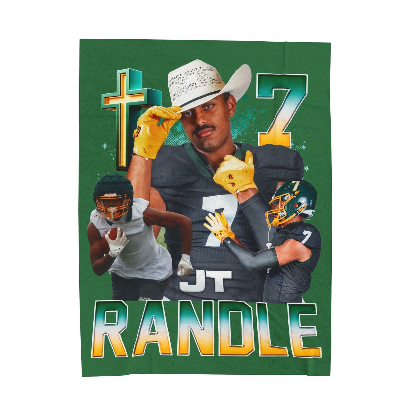 Joe Randle 60"-80" Plush Blanket