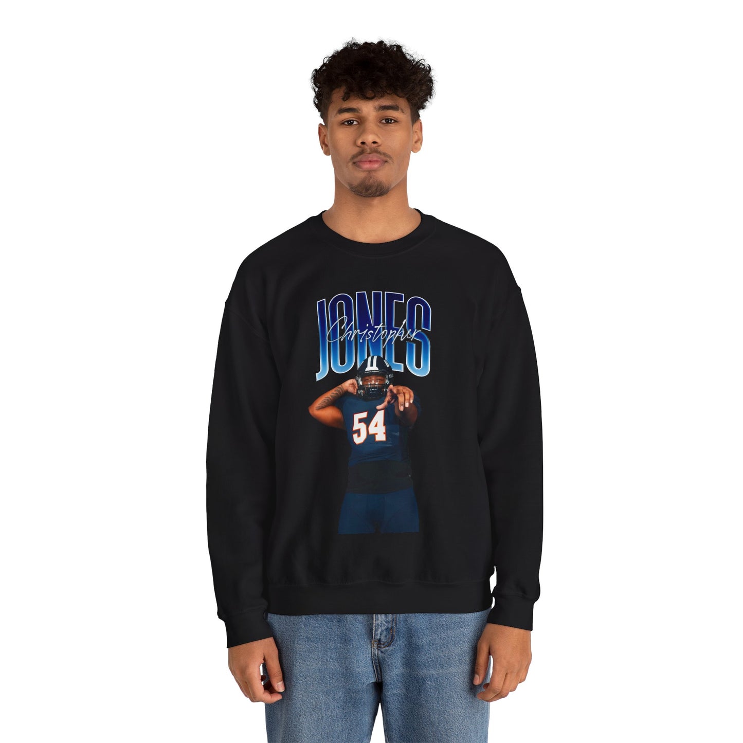 Christopher Jones Curved Combo Colored Crewneck Sweatshirt