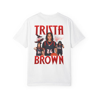 Trista Brown Logo Front & Back Premium Tee
