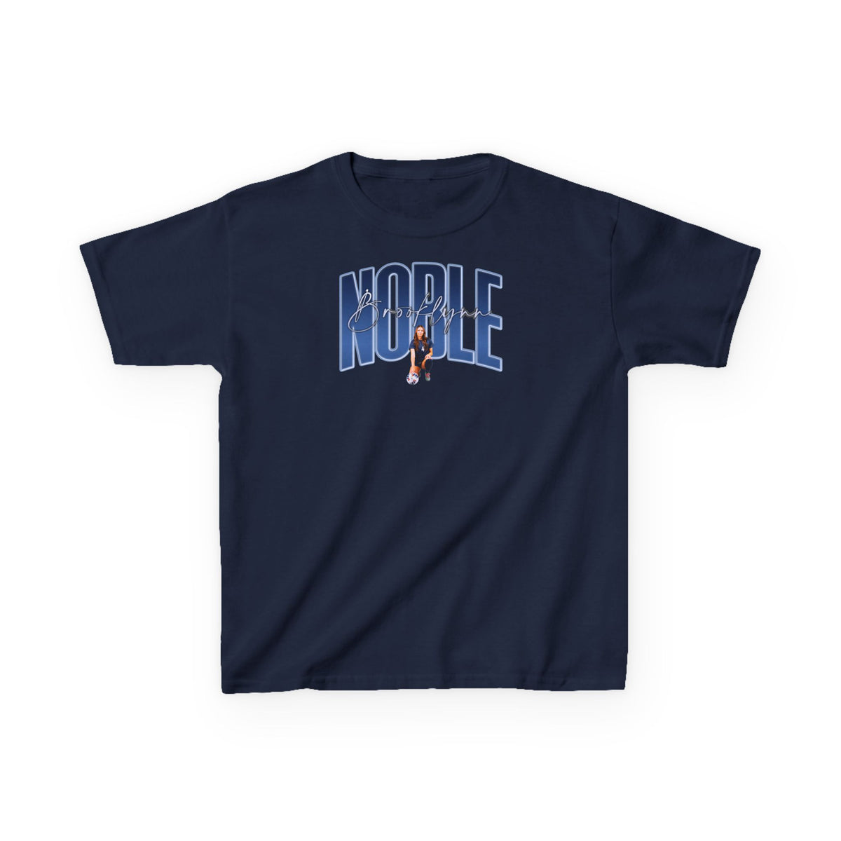 Brooklynn Noble Curved Combo Colored Kids Tee