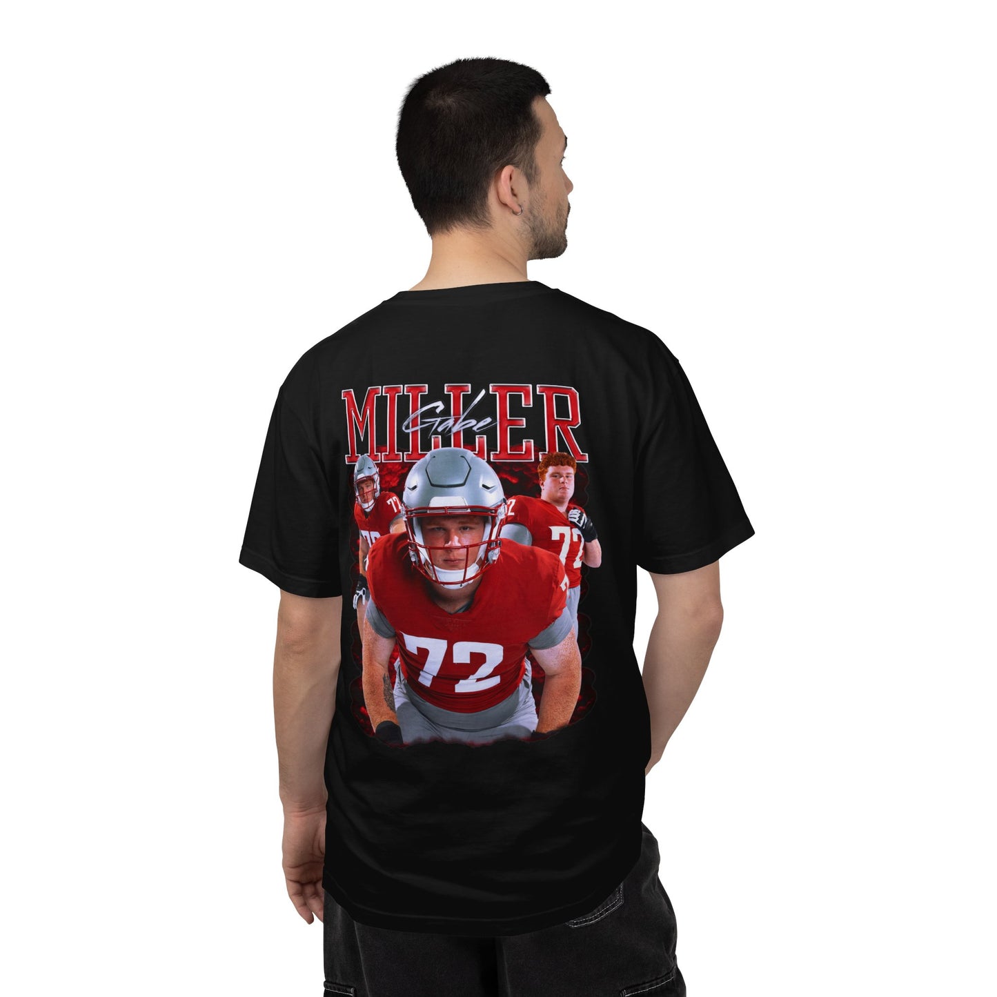 Gabe Miller Logo Front & Back Premium Tee