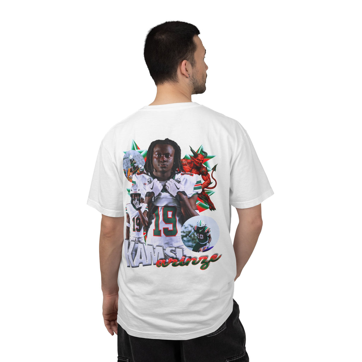 Kamsi Arinze Logo Front & Back Premium Tee