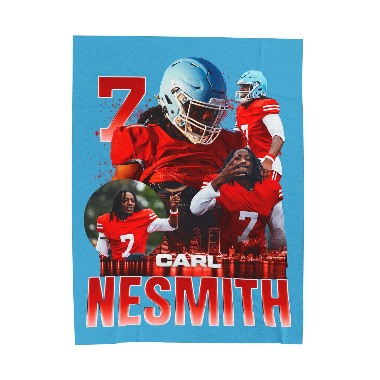Carl Nesmith 60"-80" Plush Blanket