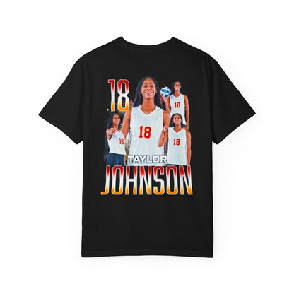 Taylor Johnson Logo Front & Back Premium Tee