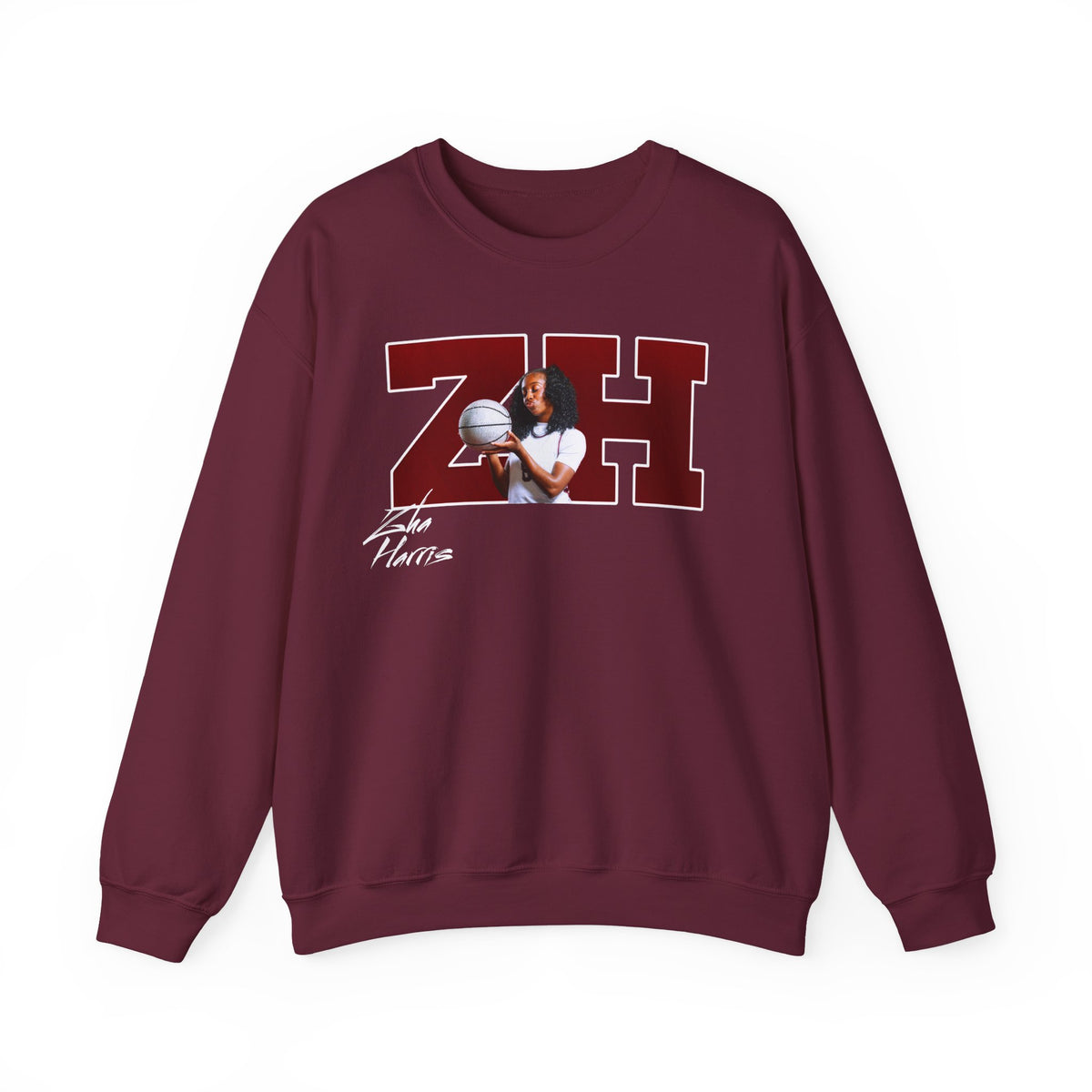 Zha Harris Big Initials Crewneck Sweatshirt