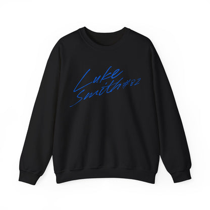 Luke Smith Cursive Name & Number Crewneck Sweatshirt