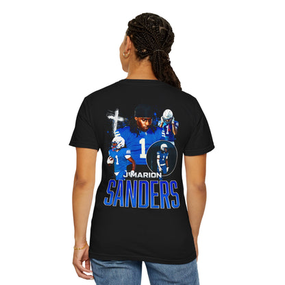 J'Marion Sanders Logo Front & Back Premium Tee