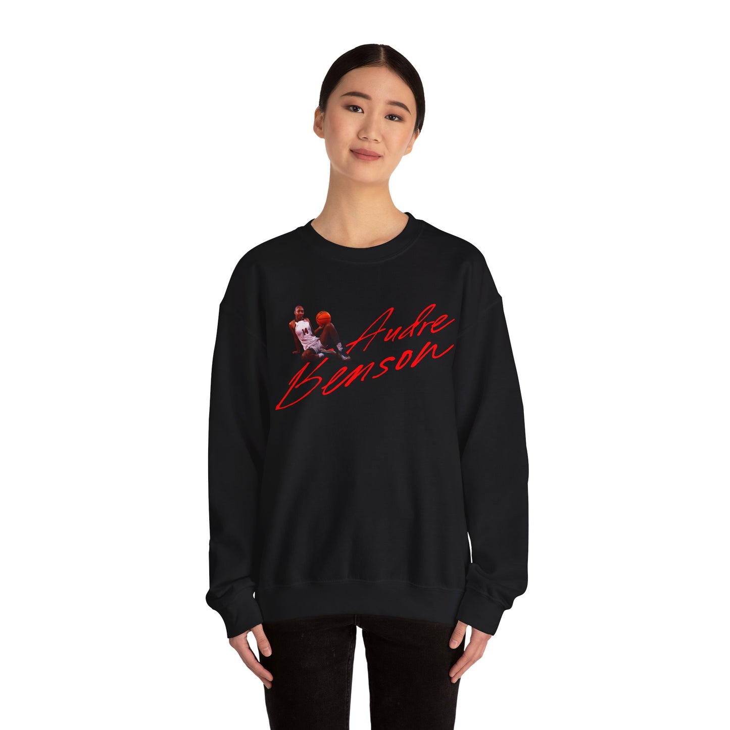 Audre Benson Cursive Crewneck Sweatshirt