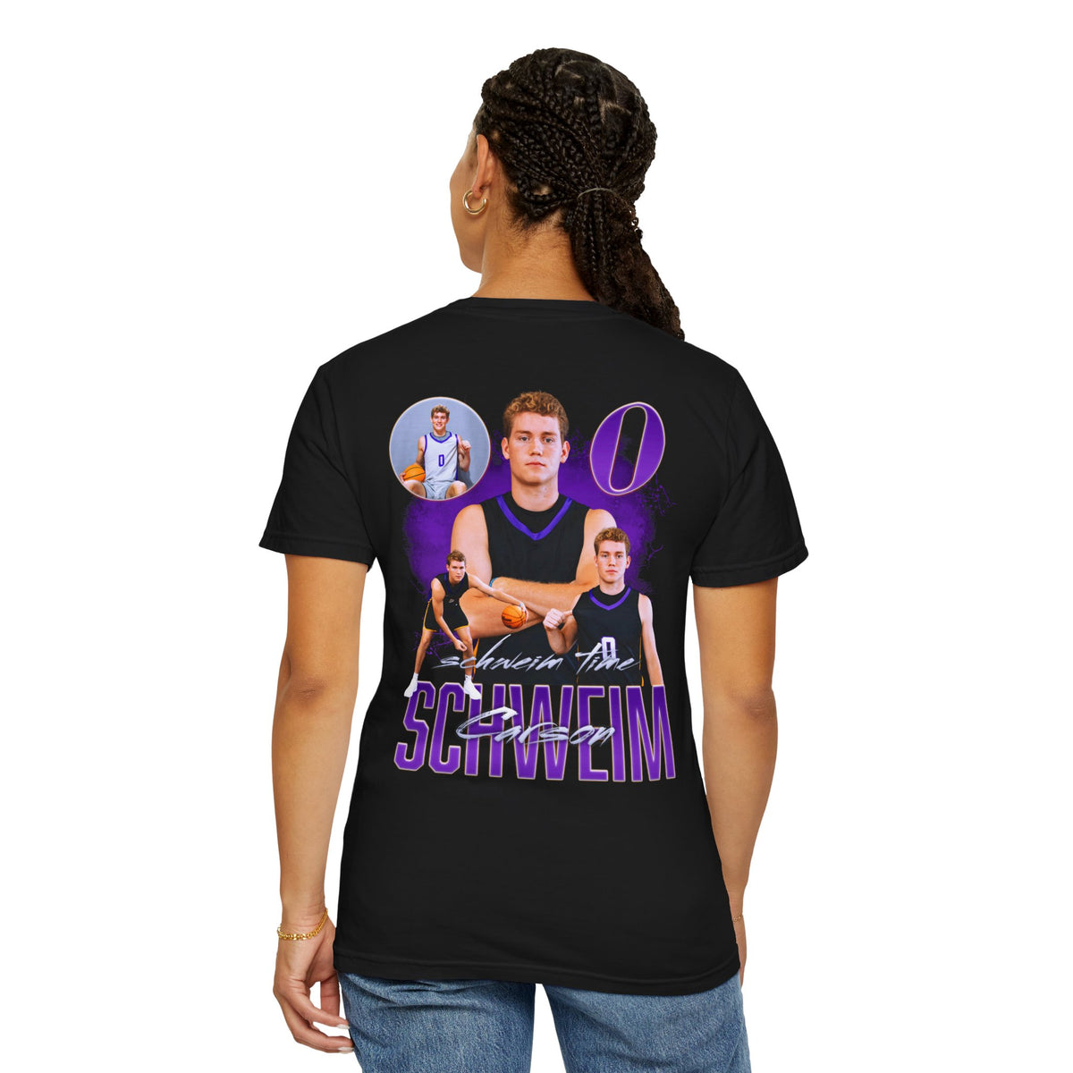 Carson Schweim Logo Front & Back Premium Tee