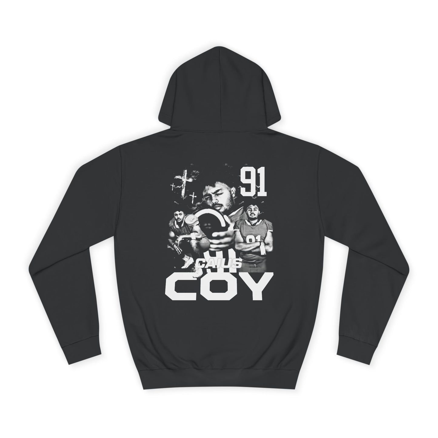 Caius Coy Vintage Blackout Premium Hoodie