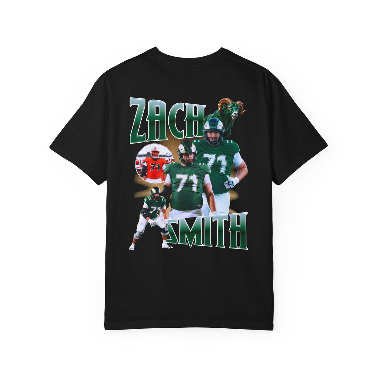 Zach Smith Logo Front & Back Premium Tee