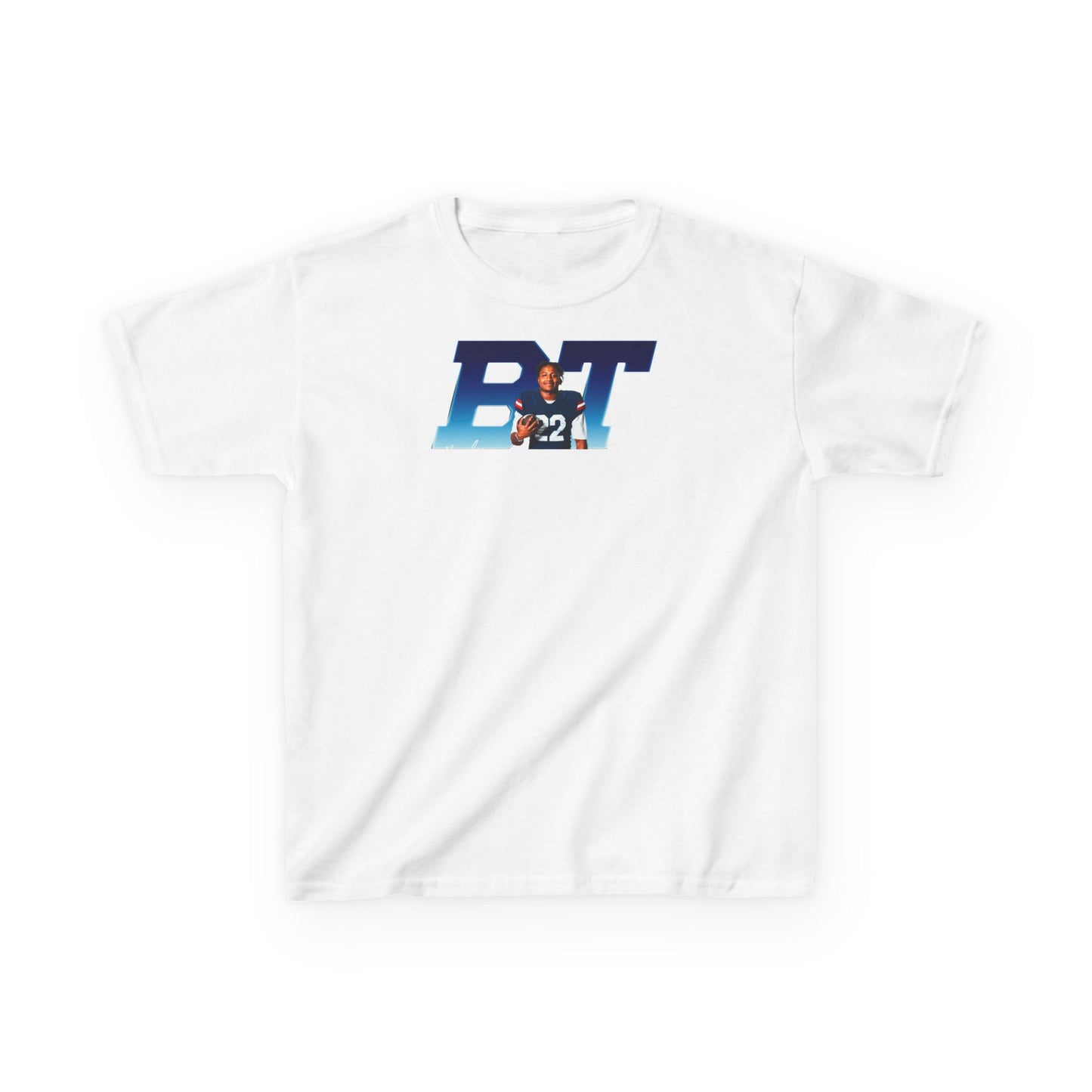 Brady Tillman Big Initials Colored Kids Tee