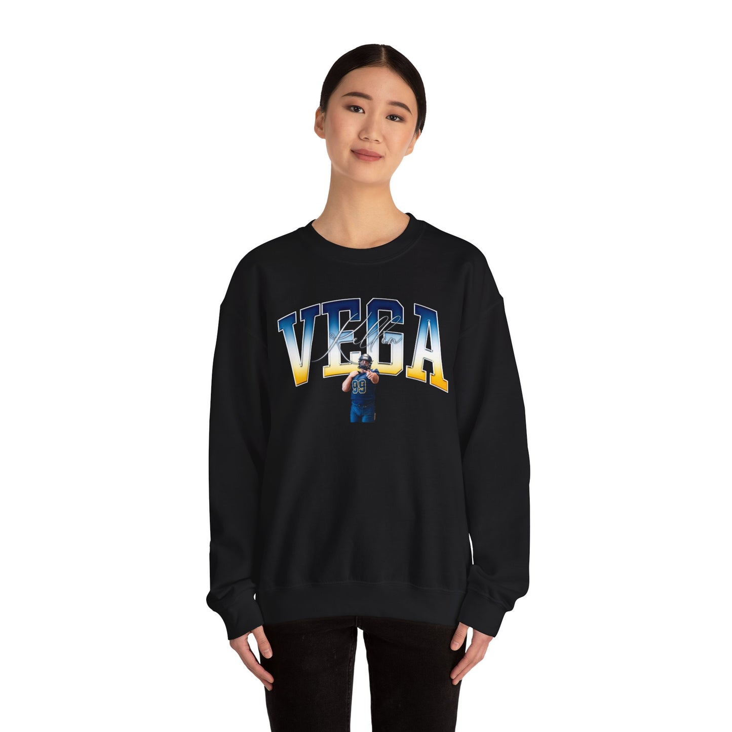 Kellen Vega Big Last Name Crewneck Sweatshirt