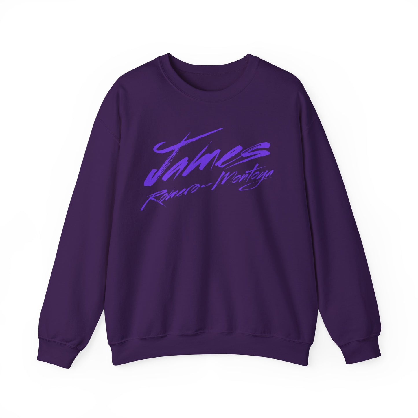 James Romero-Montoya Cursive Crewneck Sweatshirt