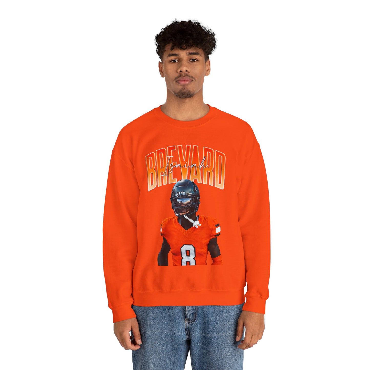 Isaiah Brevard Big Last Name Crewneck Sweatshirt