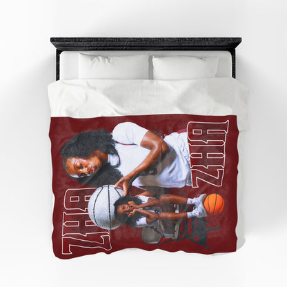 Zha Harris 60"-80" Plush Blanket