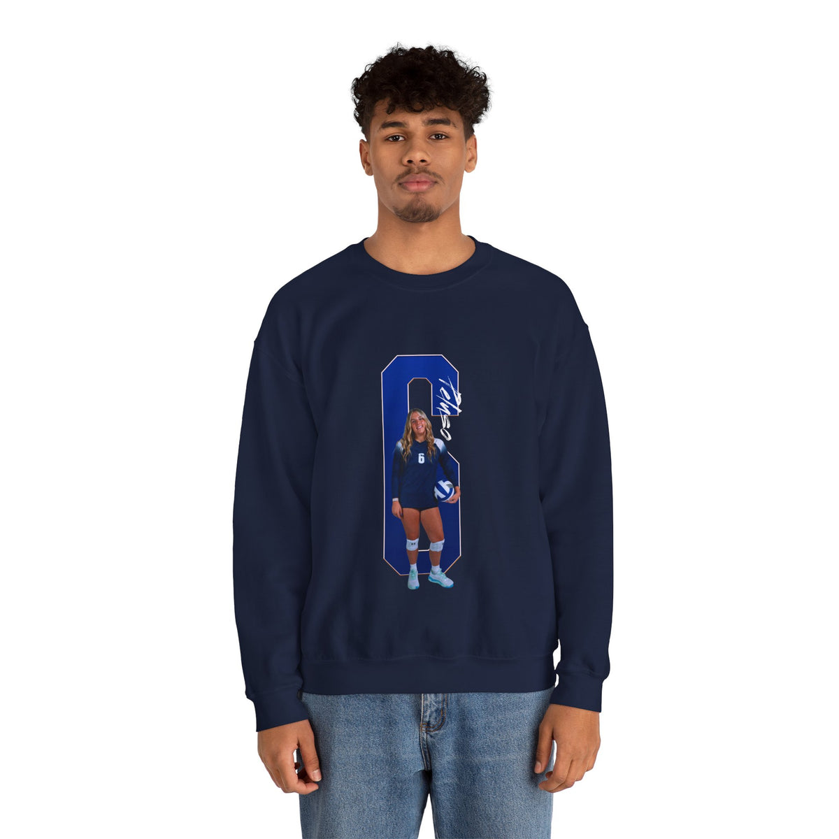 Tyler Peluso Player Icon Number Crewneck Sweatshirt