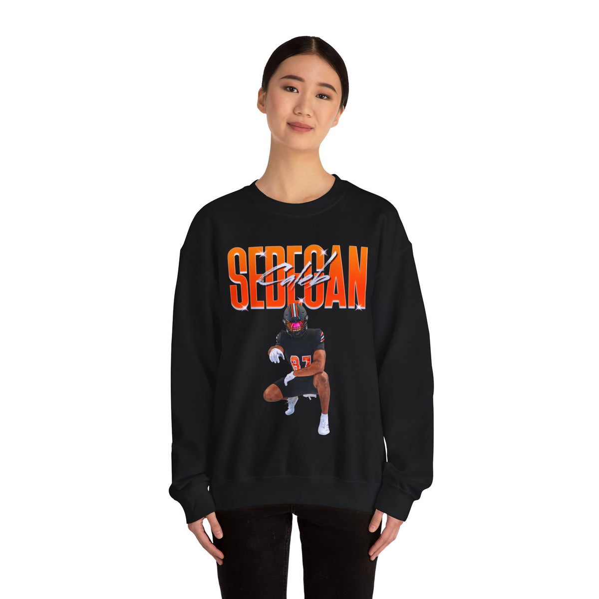 Caleb Sedegan Big Last Name Crewneck Sweatshirt