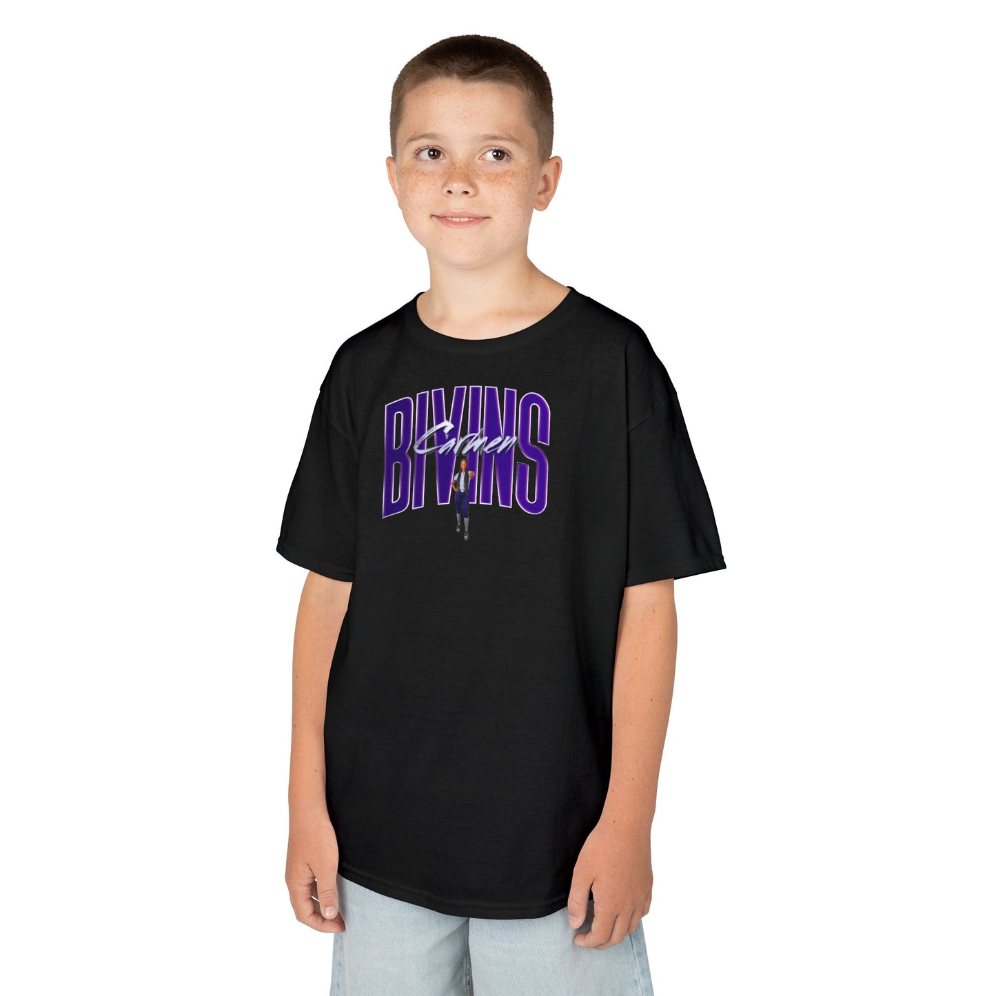 Carmen Bivins Big Last Name Kids Tee