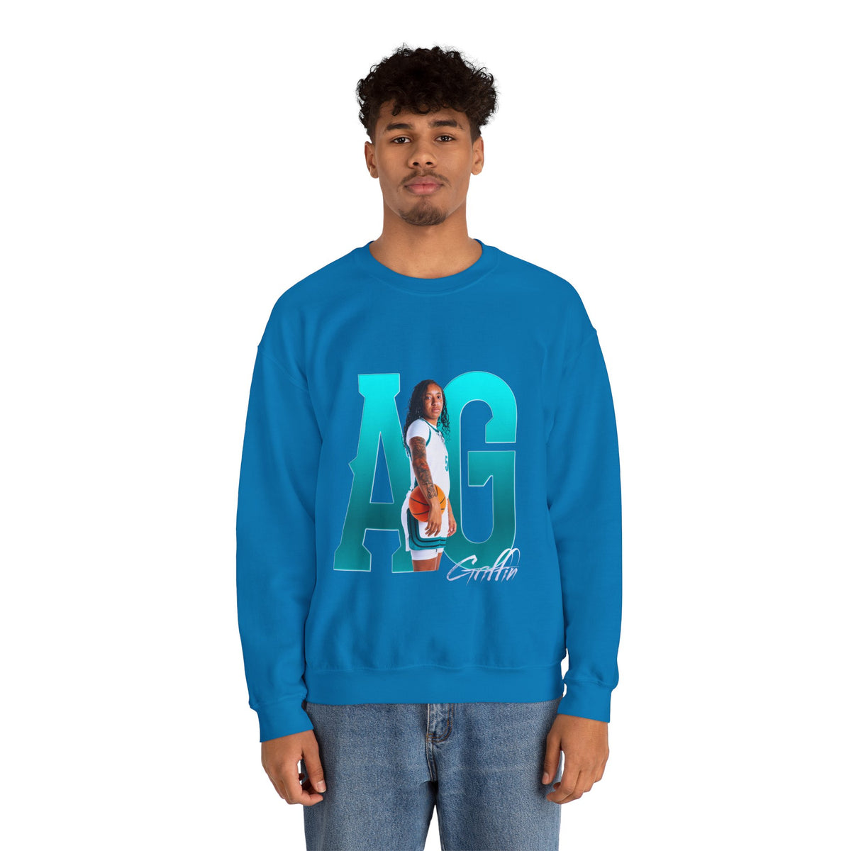 Ar'Nayshia Griffin Player Icon Initials Crewneck Sweatshirt