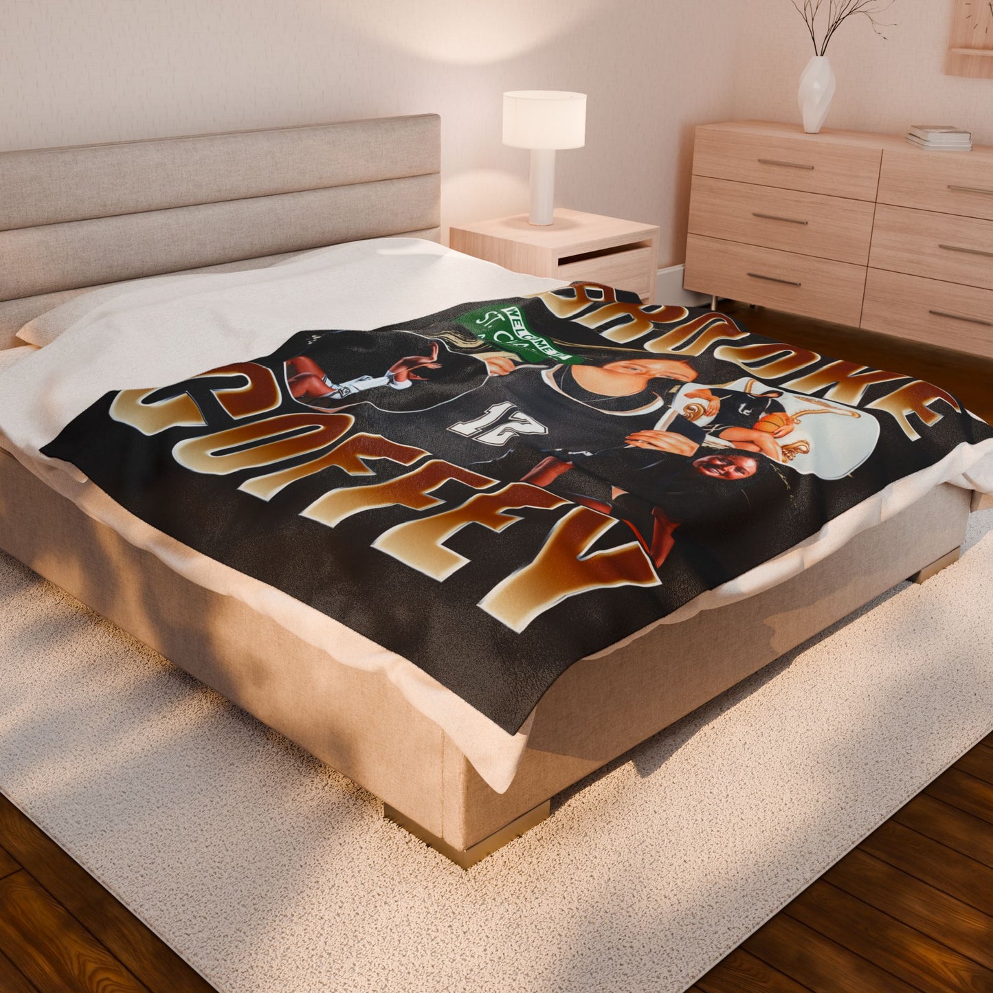 Brooke Coffey 60"-80" Plush Blanket